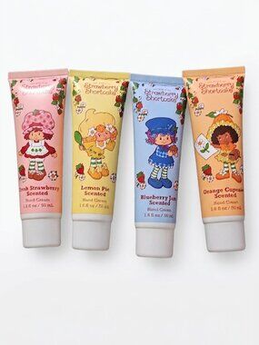 Strawberry Shortcake & Friends Scented Hand Cream Set of 4
